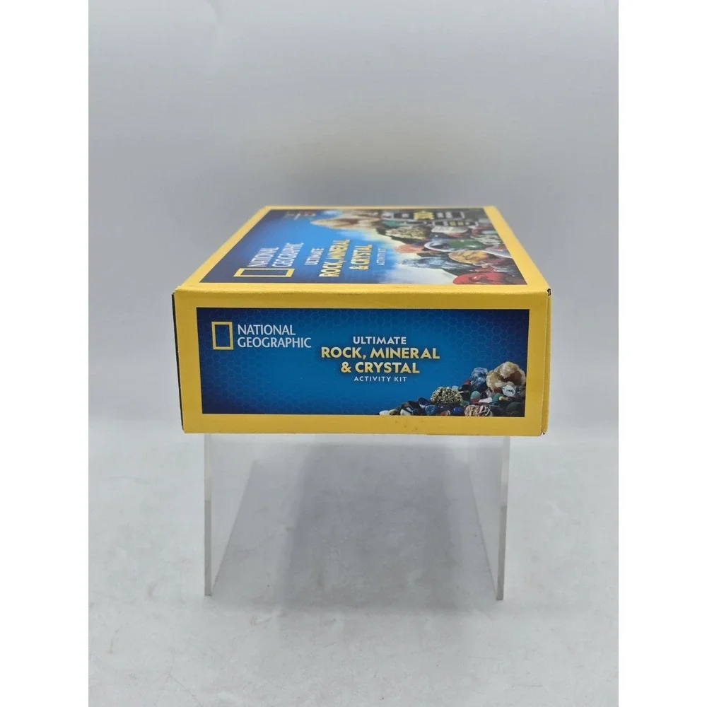 NATIONAL GEOGRAPHIC Rock Collection Box For Kids‎ 300 Piece Gemstones - OPEN BOX